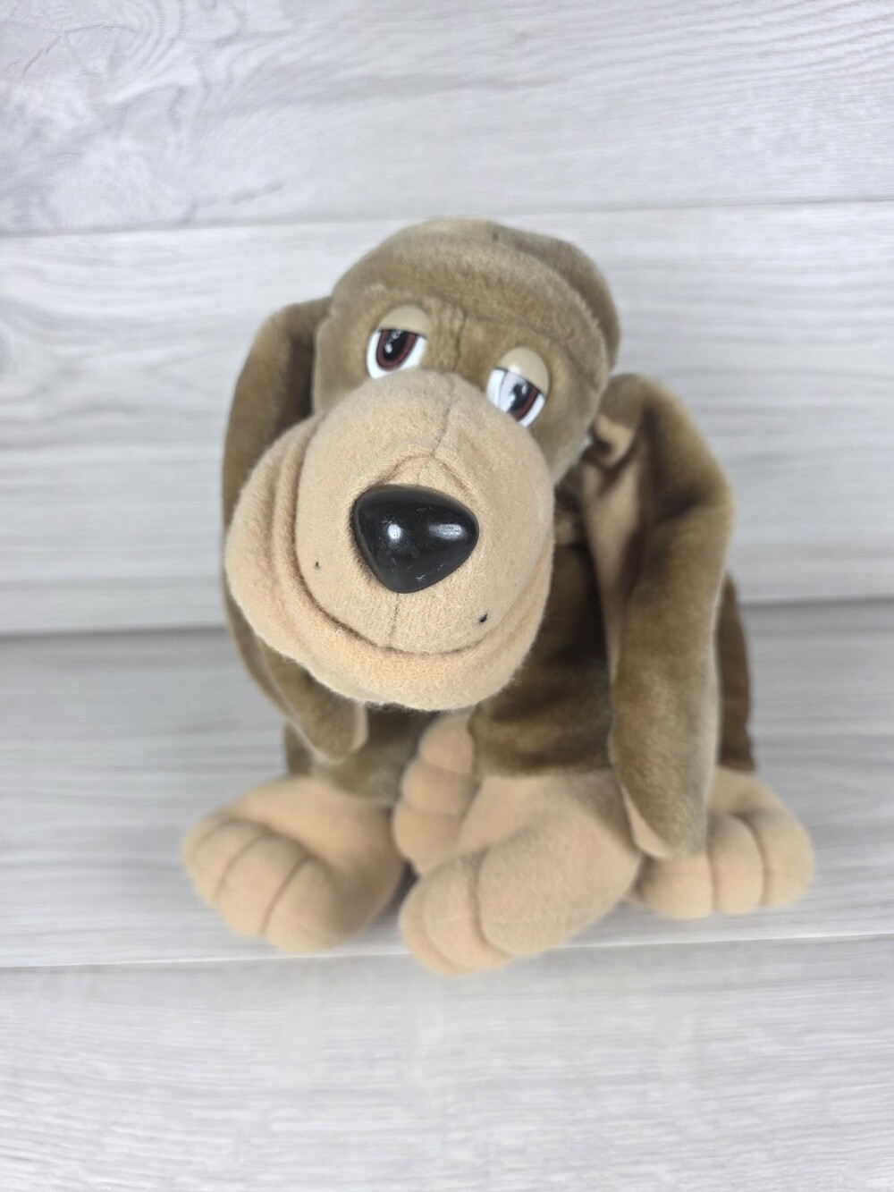 Tonka Pooch Patrol Plush Dog 8" Korea Vintage Droppy Beagle w Grin SU50